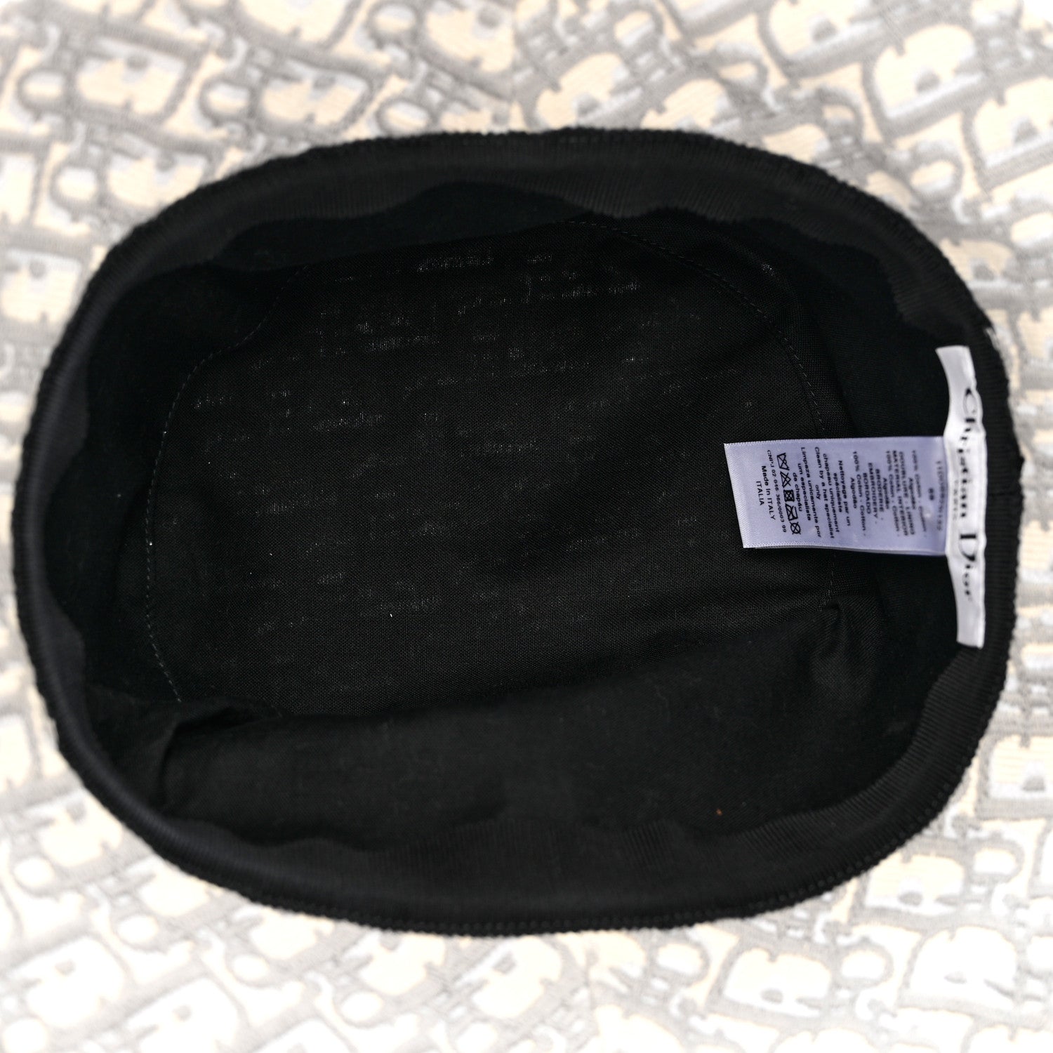 Christian Dior Oblique Bucket Hat 59 Grey 7 of 9