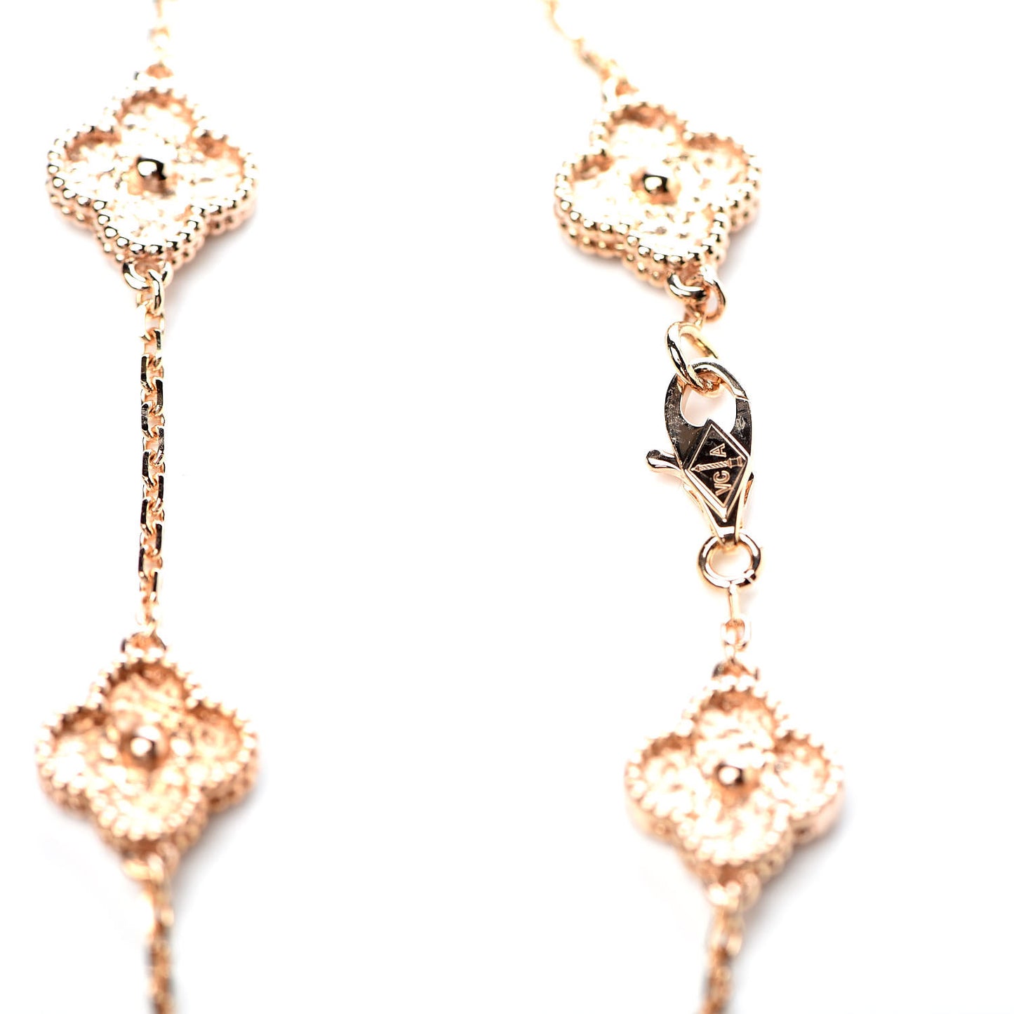 18K Rose Gold 6 Motifs Sweet Alhambra Bracelet