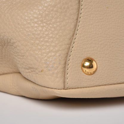 Prada Vitello Daino Side Pocket Hobo Sabbia 9 of 13