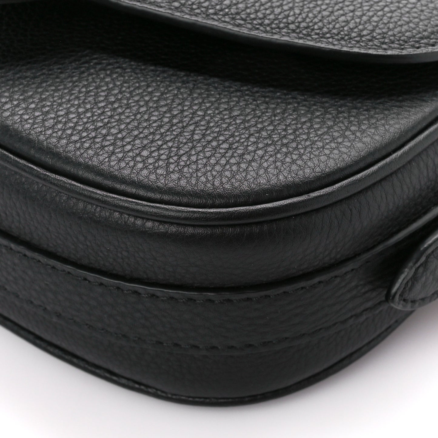 Grained Calfskin LV Pont 9 Soft PM Black