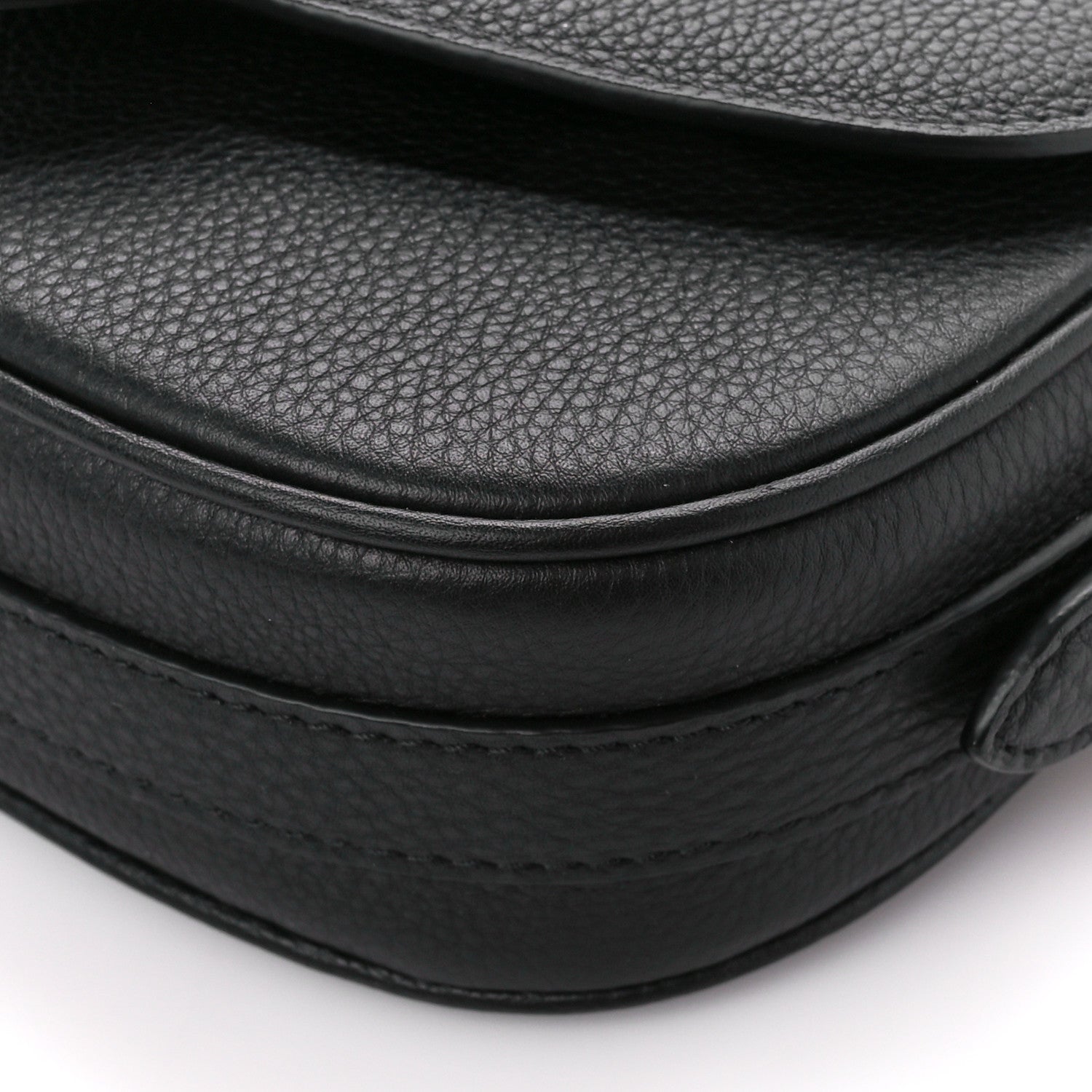 Louis Vuitton Grained Calfskin LV Pont 9 Soft PM Black 10 of 11