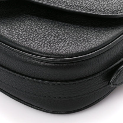 Louis Vuitton Grained Calfskin LV Pont 9 Soft PM Black 10 of 11