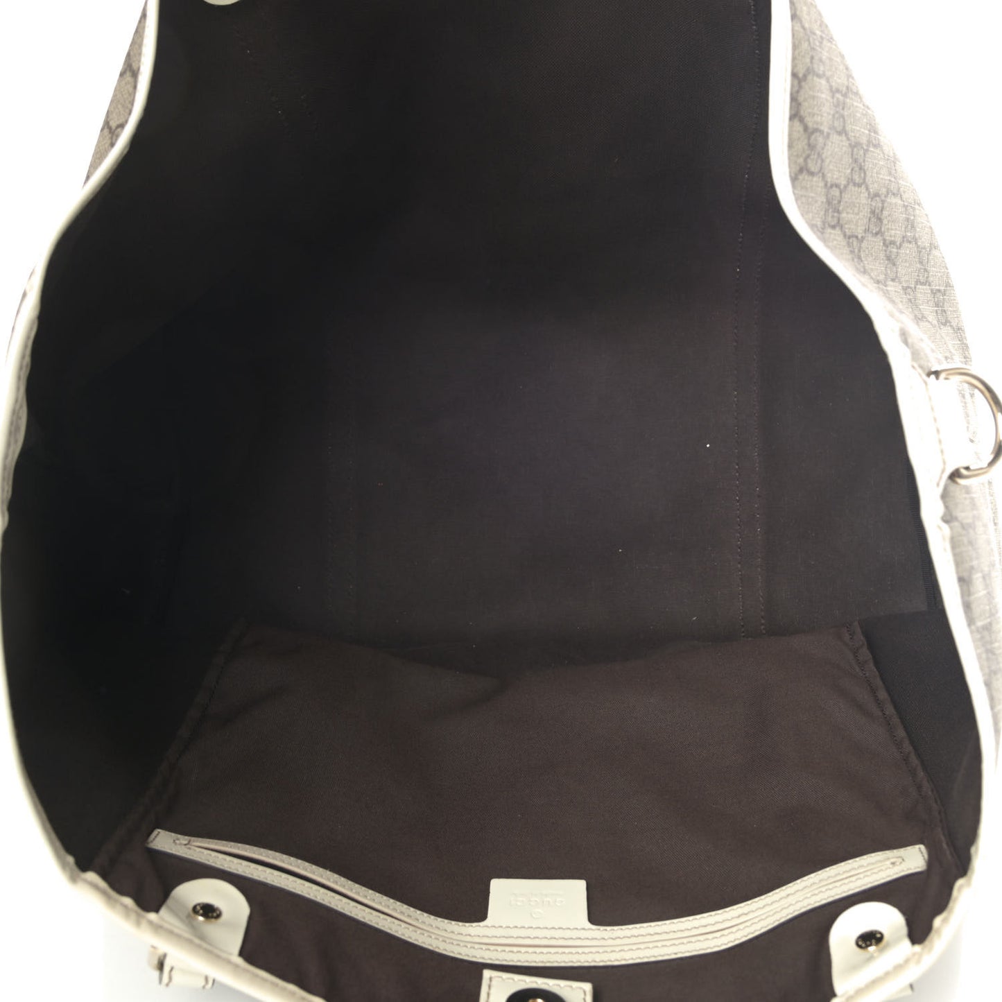 GG Plus Monogram Large Joy Tote Off White