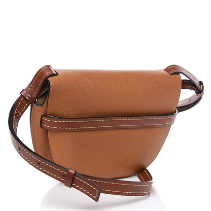 Loewe Grained Calfskin Small Gate Crossbody Bag Caramel Pecan 2 of 10