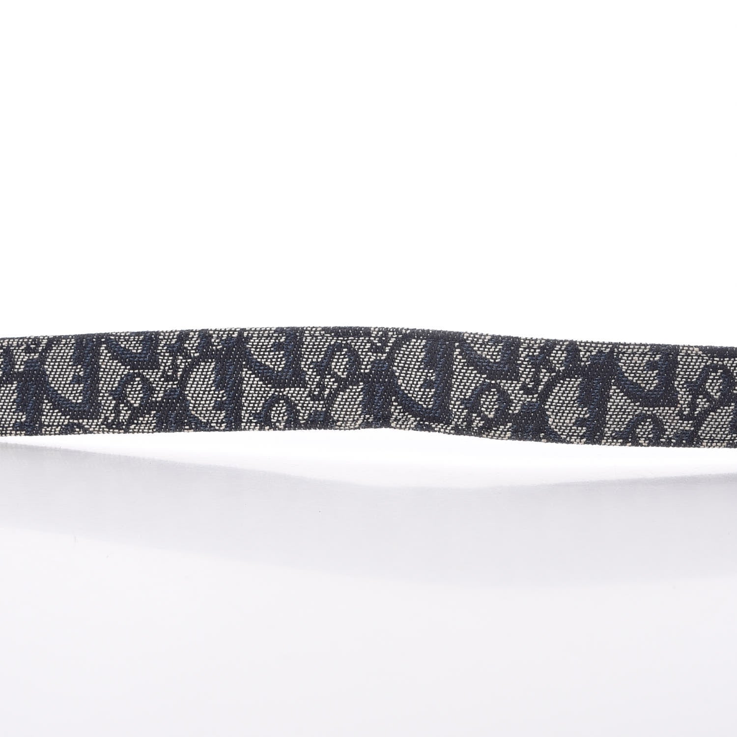 Christian Dior Canvas Monogram Logo Belt 85 Blue 9 of 9