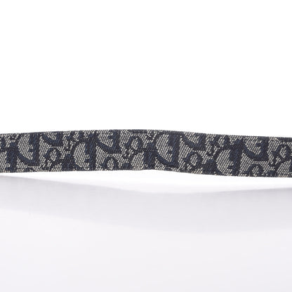 Christian Dior Canvas Monogram Logo Belt 85 Blue 9 of 9