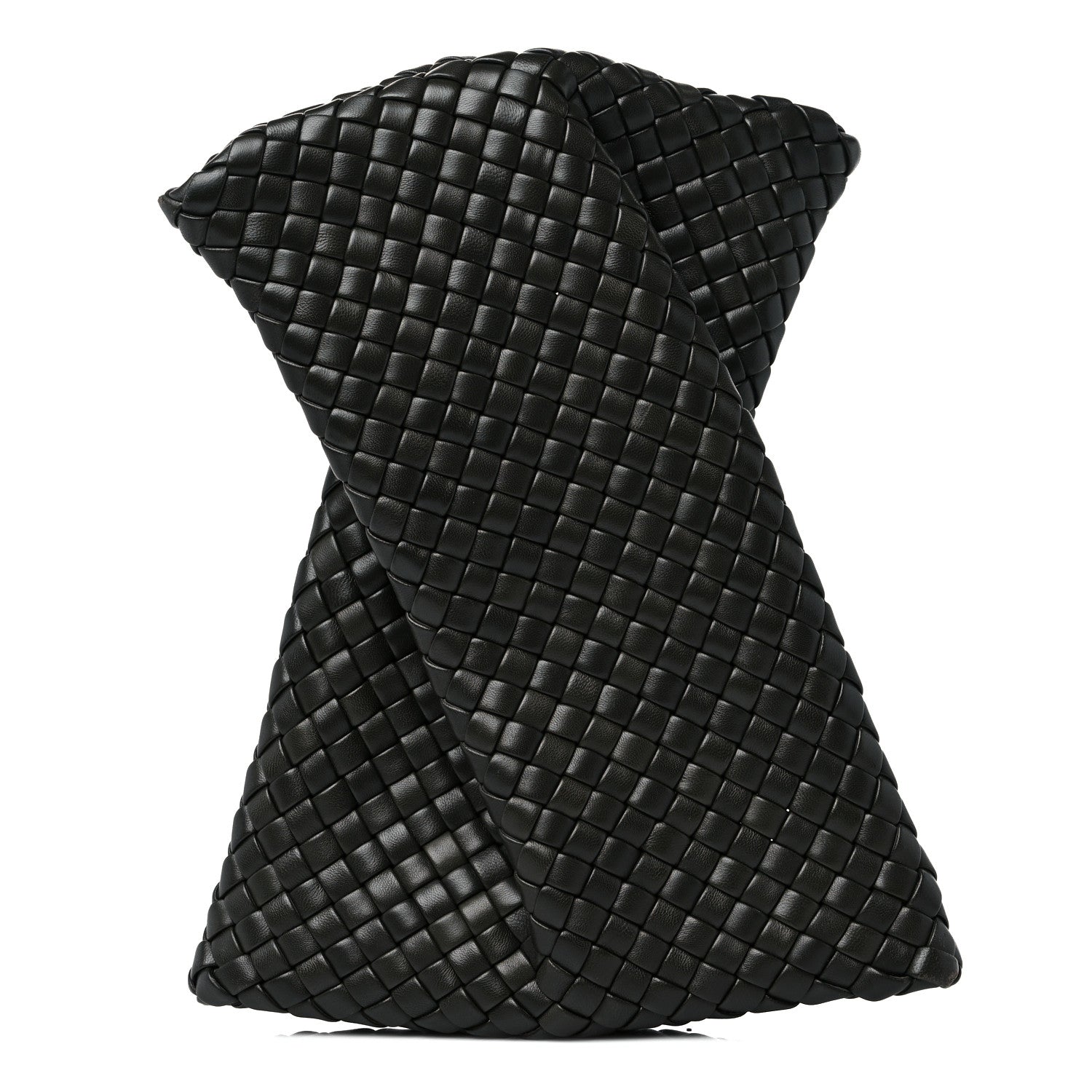 Bottega Veneta Nappa Intrecciato Crisscross Clutch Vert Fonce 1 of 7