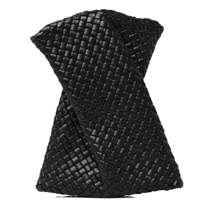 Bottega Veneta Nappa Intrecciato Crisscross Clutch Vert Fonce 1 of 7