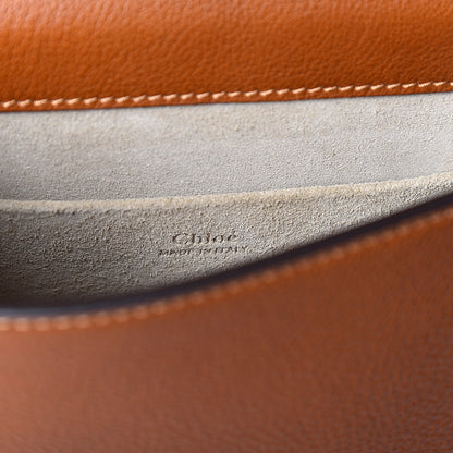Chloe Calfskin Suede Small Nile Bracelet Bag Caramel 5 of 9