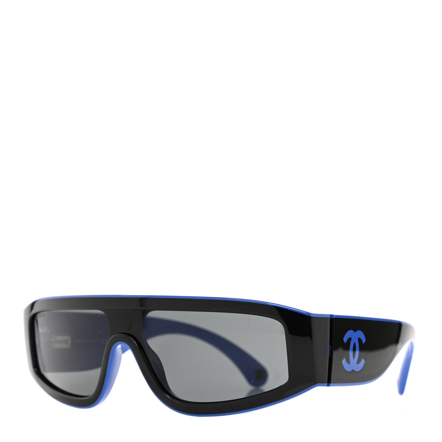 Acetate Cat Eye Sunglasses 6057 Black Blue