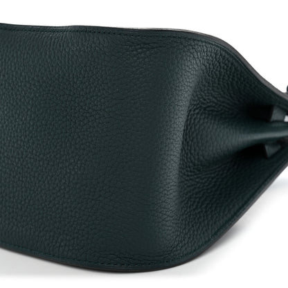 Hermes Taurillon Clemence Jypsiere 28 Vert Cypress 10 of 10