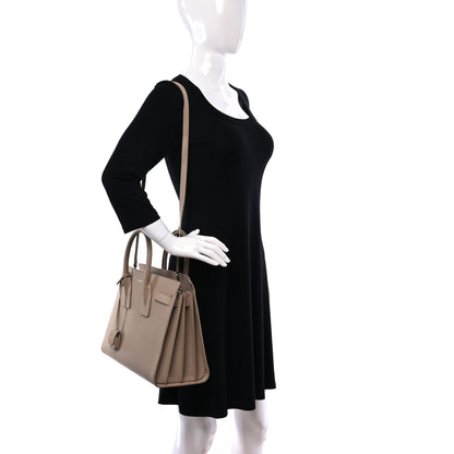 Saint Laurent Grained Calfskin Small Sac De Jour Nude Powder 2 of 15