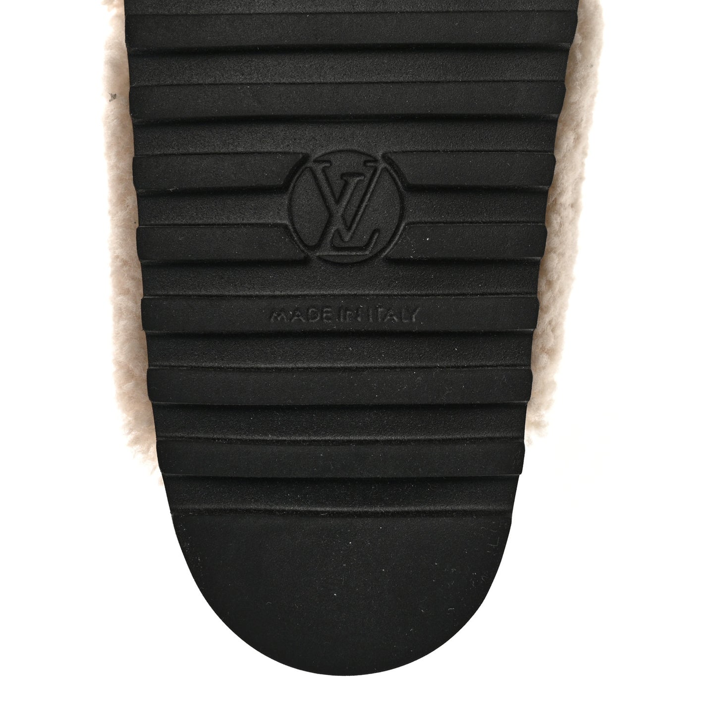 Shearling Paseo Sandals 37 Black