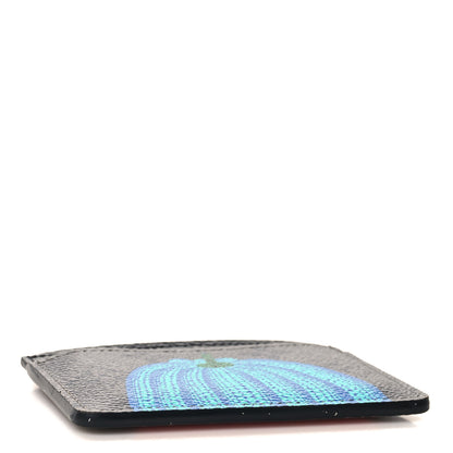 Louis Vuitton LV X YK Monogram Eclipse Reverse Pumpkin Card Holder 4 of 8