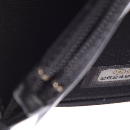 Chanel Caviar Quilted Boy Wallet On Chain WOC Black 8 of 9