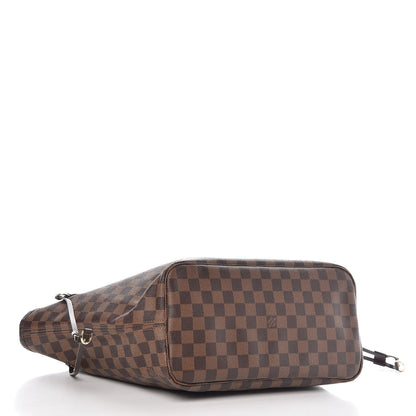 Louis Vuitton Damier Ebene Neo Neverfull MM Rose Ballerine 5 of 12