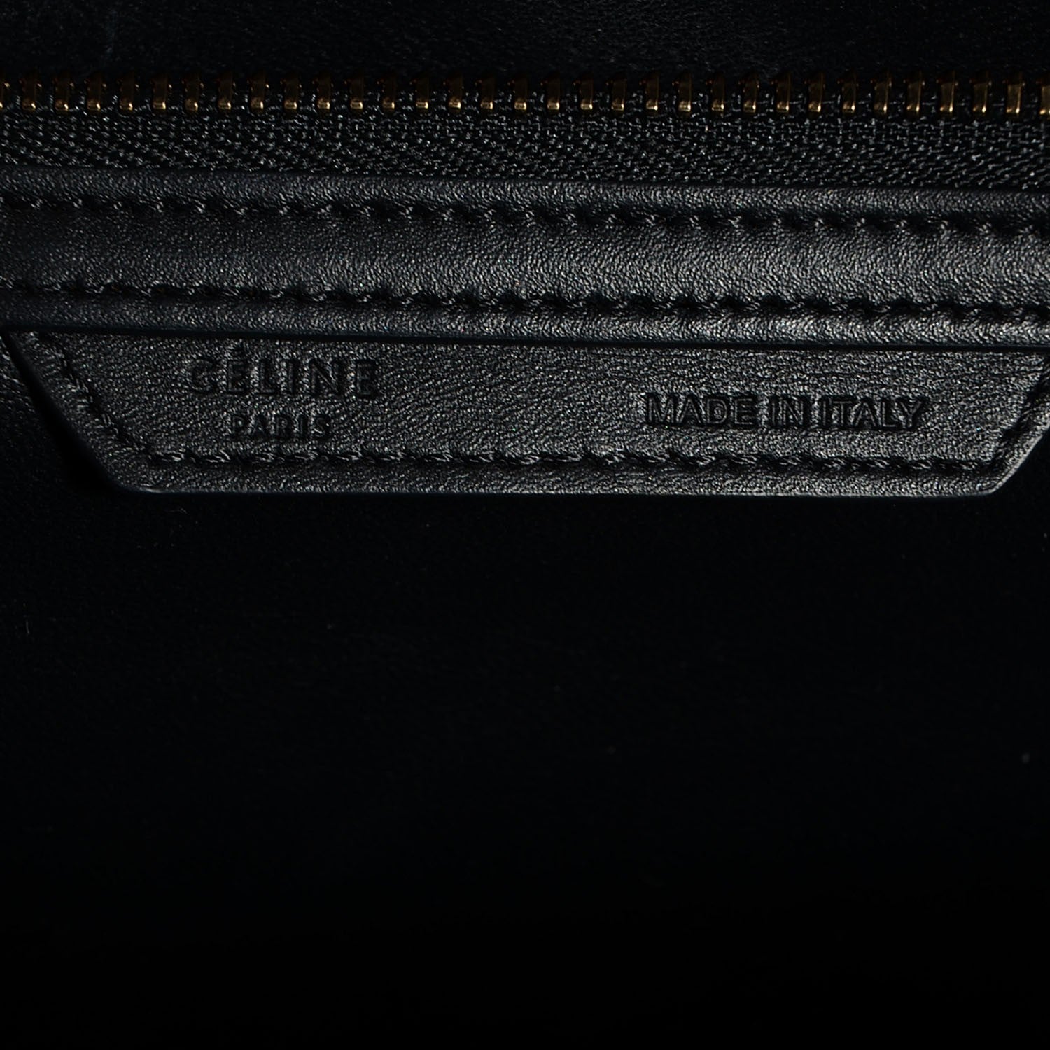 Celine Smooth Calfskin Micro Luggage Black 6 of 8