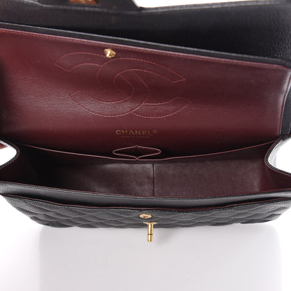 Chanel Caviar Quilted Jumbo Double Flap Black 5 of 17