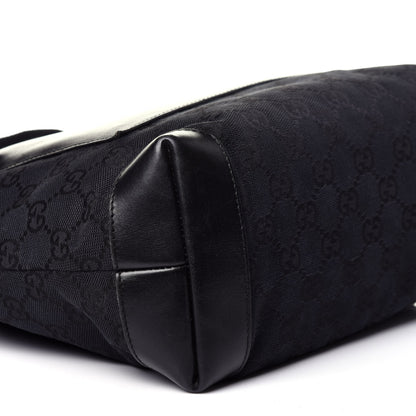 Gucci Nylon Calfskin Large Tote Black 8 of 12