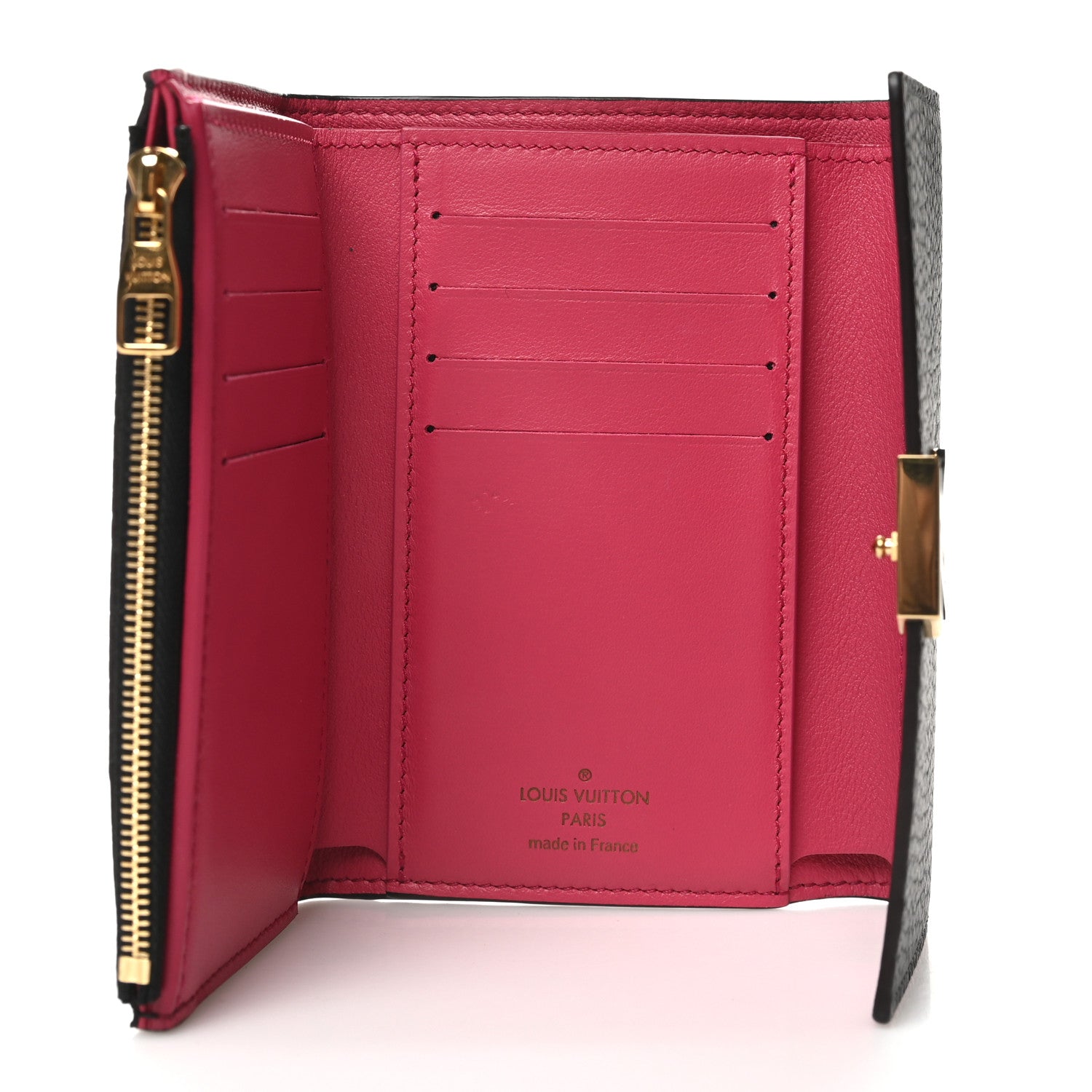 Louis Vuitton Taurillon Capucines Compact Wallet Black 5 of 11