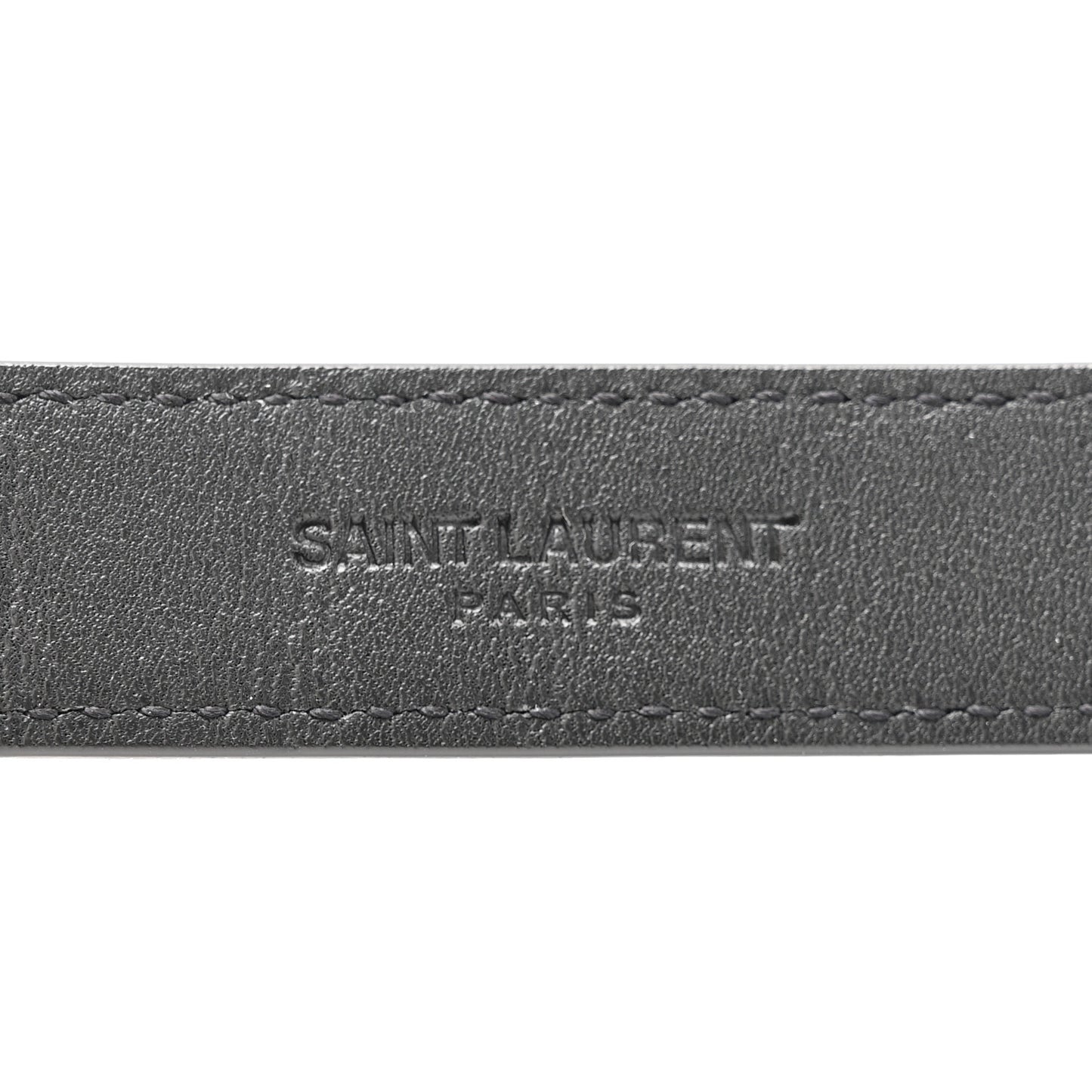 Suede Calfskin Monogram Square Buckle 100 40 Belt Black