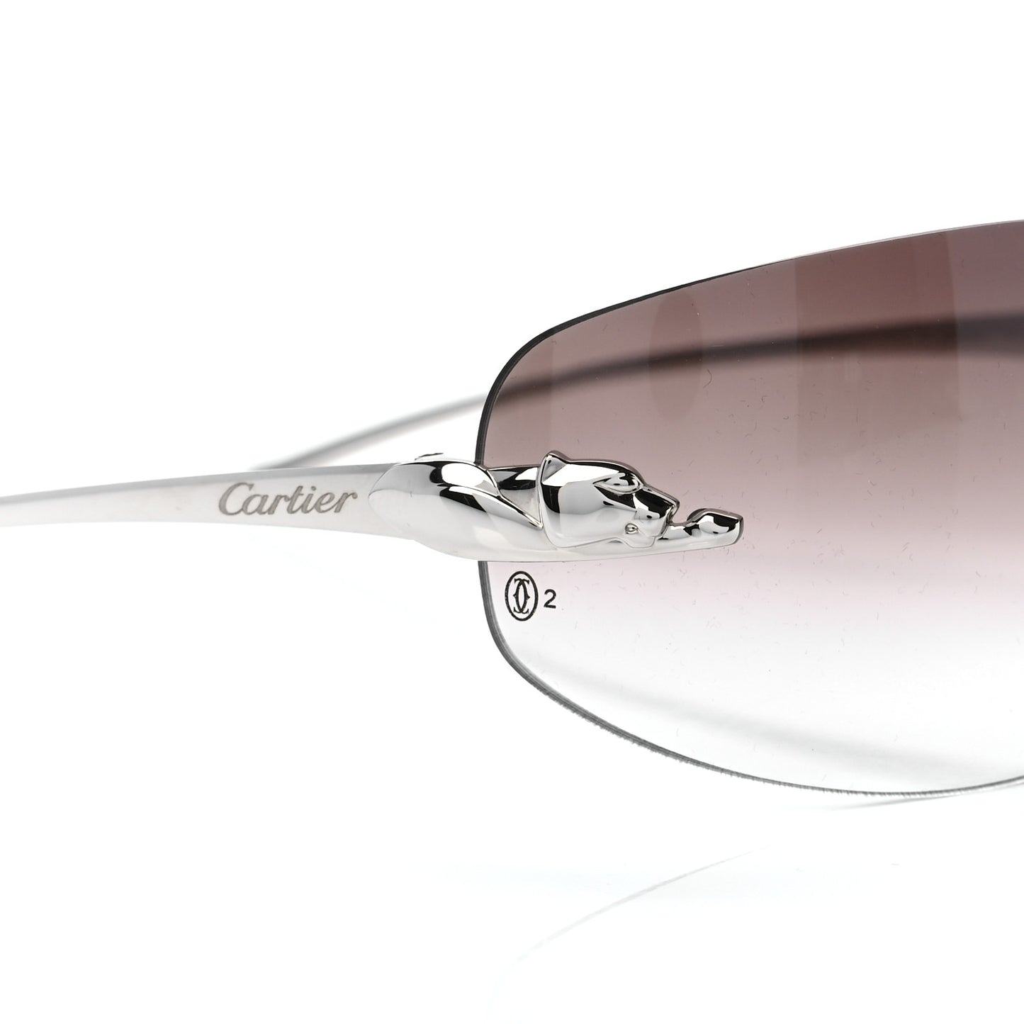 Panthere De Cartier Sunglasses Grey