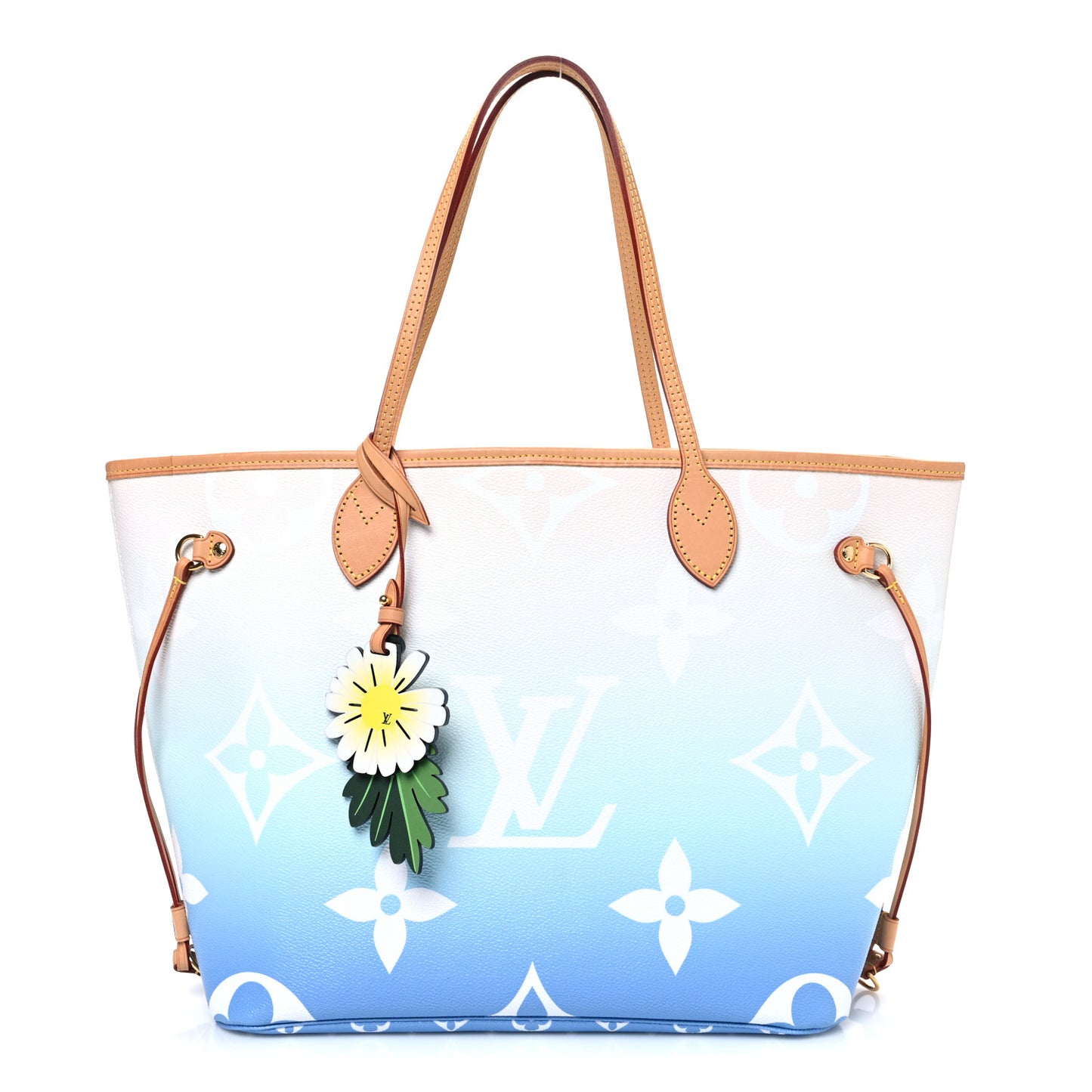 Monogram Giant By The Pool Neverfull MM Blue