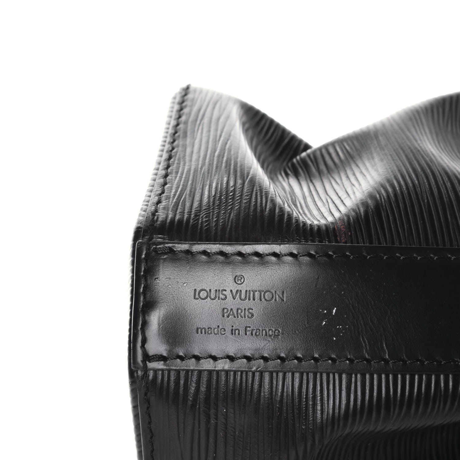 Louis Vuitton Epi Sac D'Epaule GM Black 6 of 8