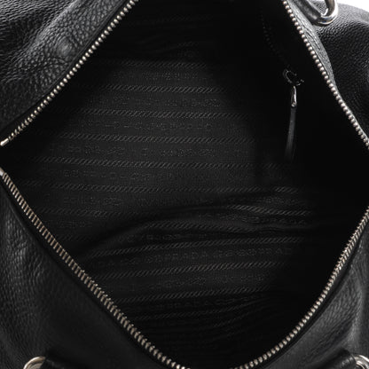 Prada Vitello Daino Shoulder Bag Black 6 of 8