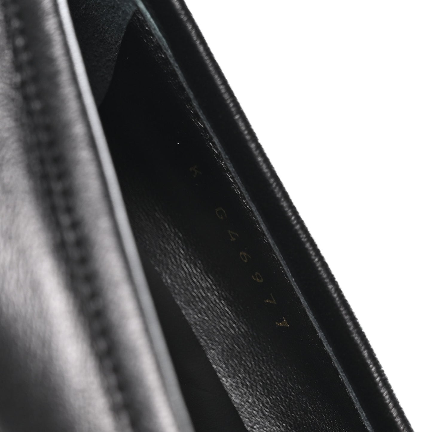 Lambskin CC Mocassin Loafers 37.5 Black