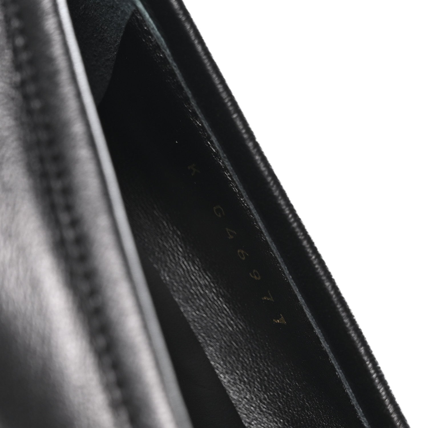 Chanel Lambskin CC Mocassin Loafers 37.5 Black 8 of 9