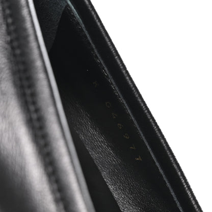 Chanel Lambskin CC Mocassin Loafers 37.5 Black 8 of 9