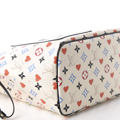 Louis Vuitton Game On Neverfull MM White 6 of 9