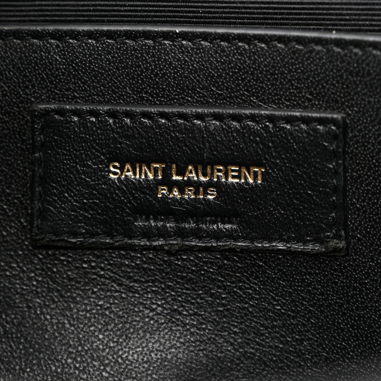Saint Laurent Grain De Poudre Medium Classic Monogram Kate Satchel Black 6 of 9