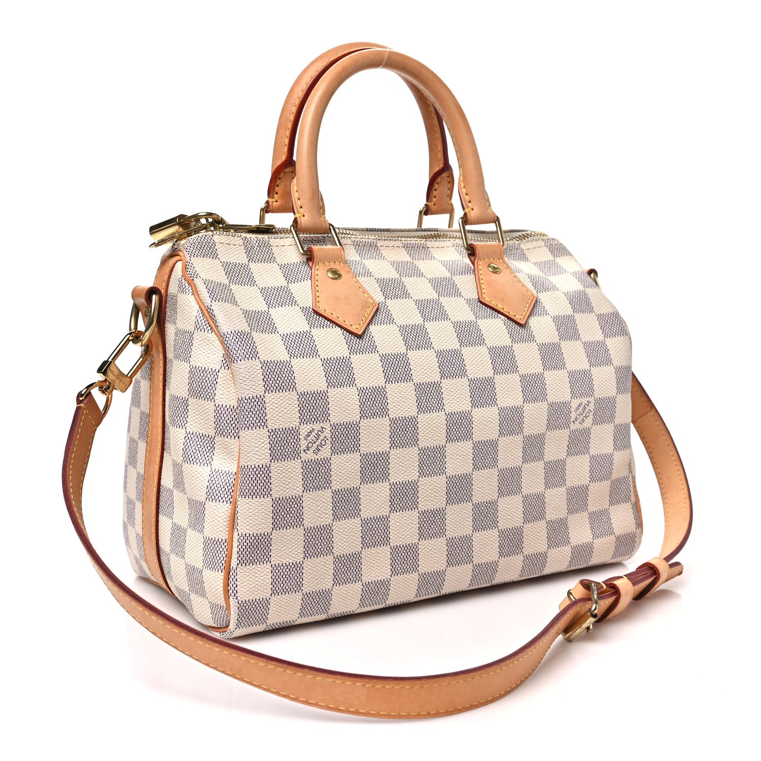 Louis Vuitton Damier Azur Speedy Bandouliere 25 3 of 9