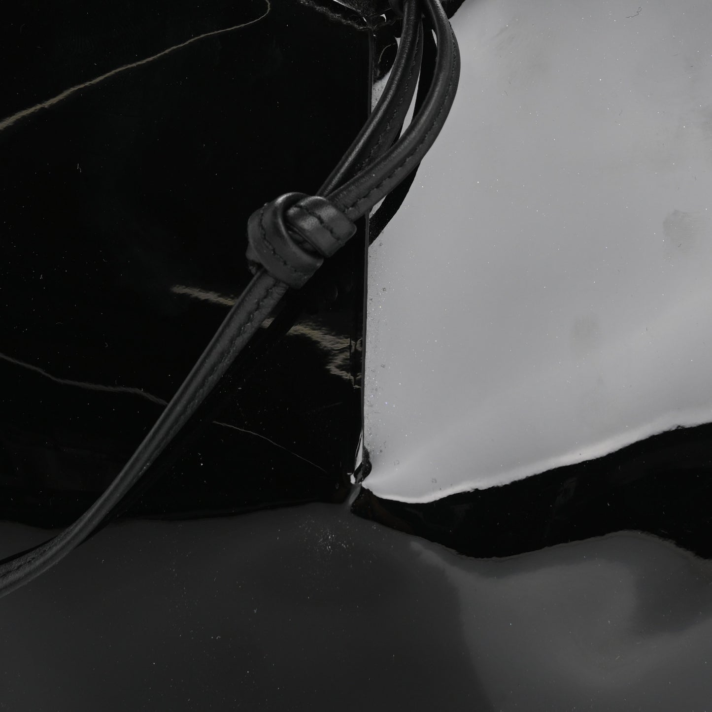 Patent Calfskin Le Coeur Bag Black