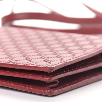 Gucci Microguccissima Crossbody Wallet Red 6 of 8