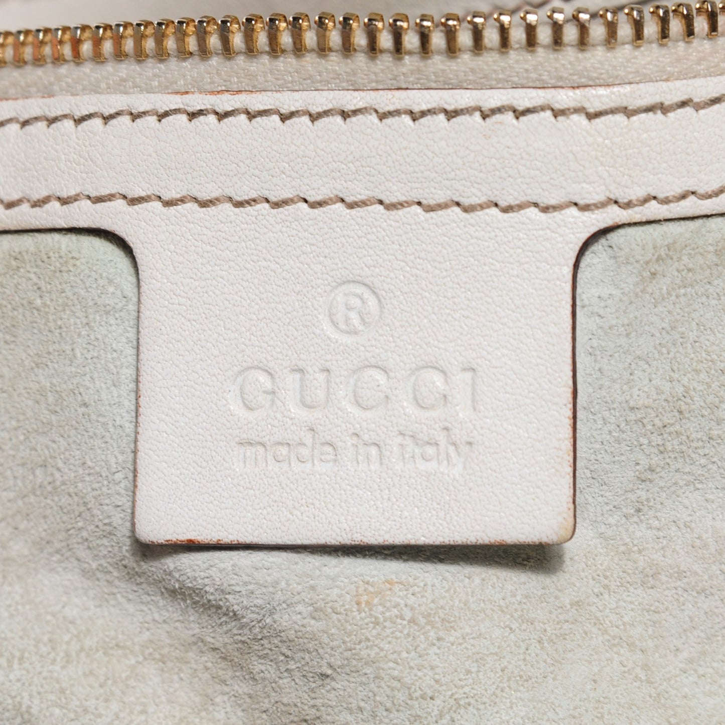 Ostrich Medium Pelham Shoulder Bag White