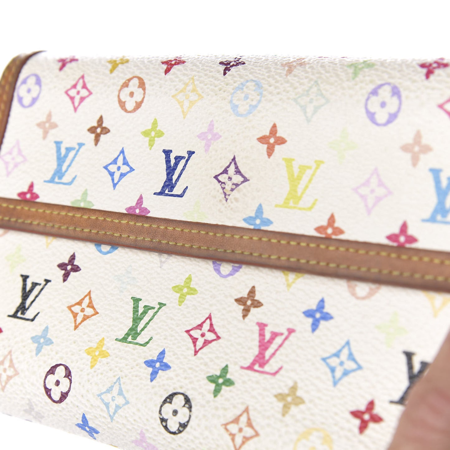 Monogram Multicolor Porte Tresor International Wallet White