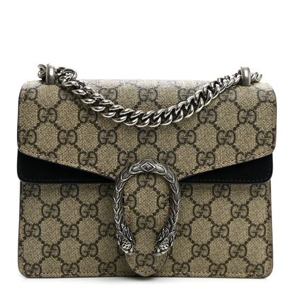 Gucci GG Supreme Monogram Mini Dionysus Shoulder Bag Black 1 of 10