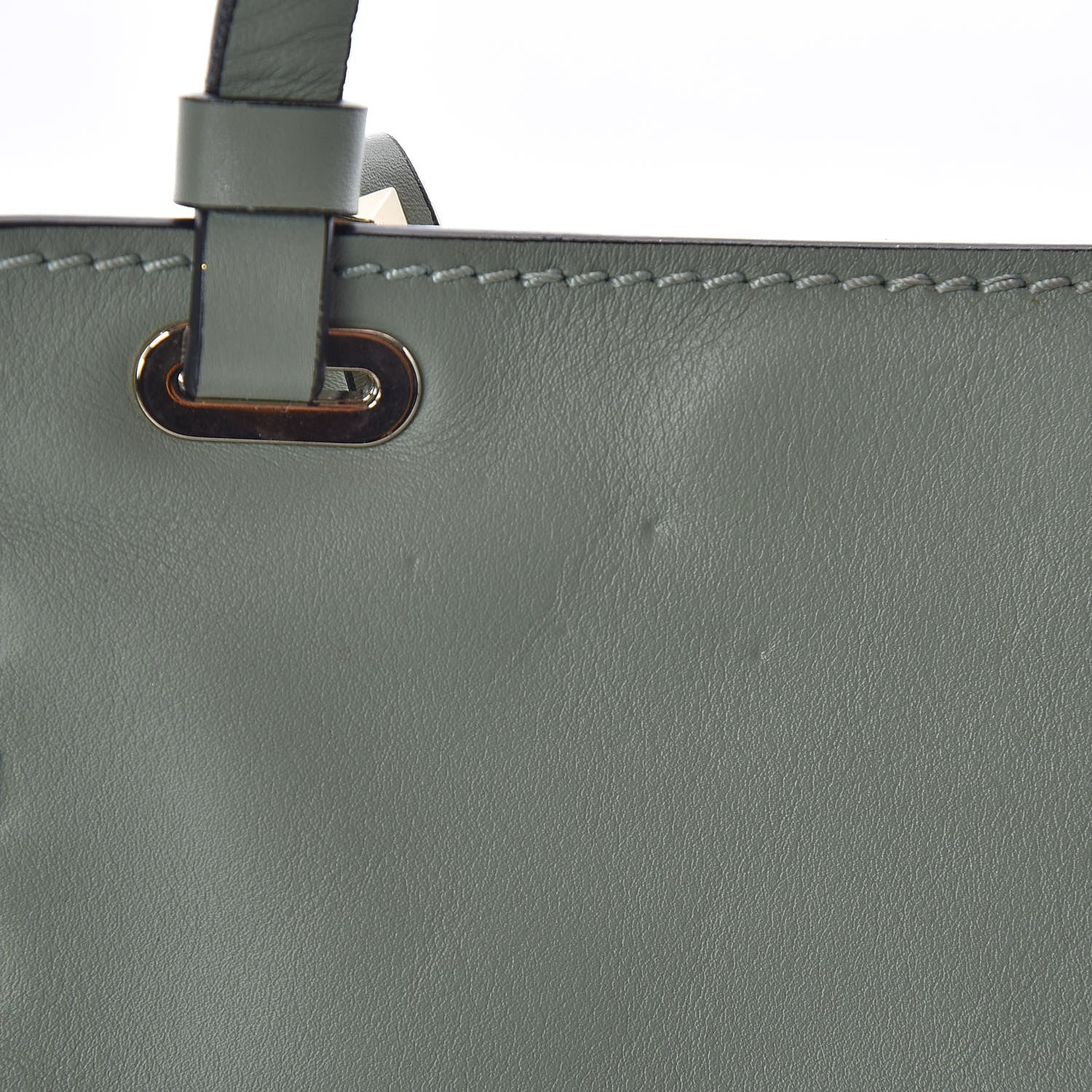 Valentino Garavani Vitello Mini Rockstud Tote Watergreen 10 of 10