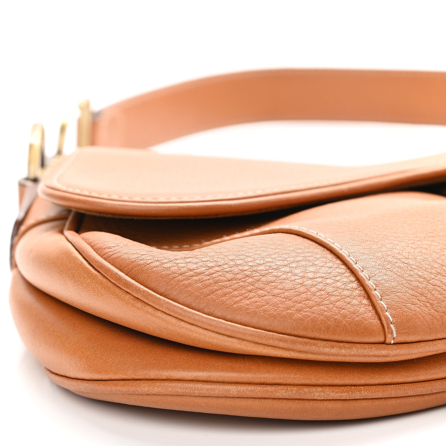 Calfskin Saddle Bag Tan