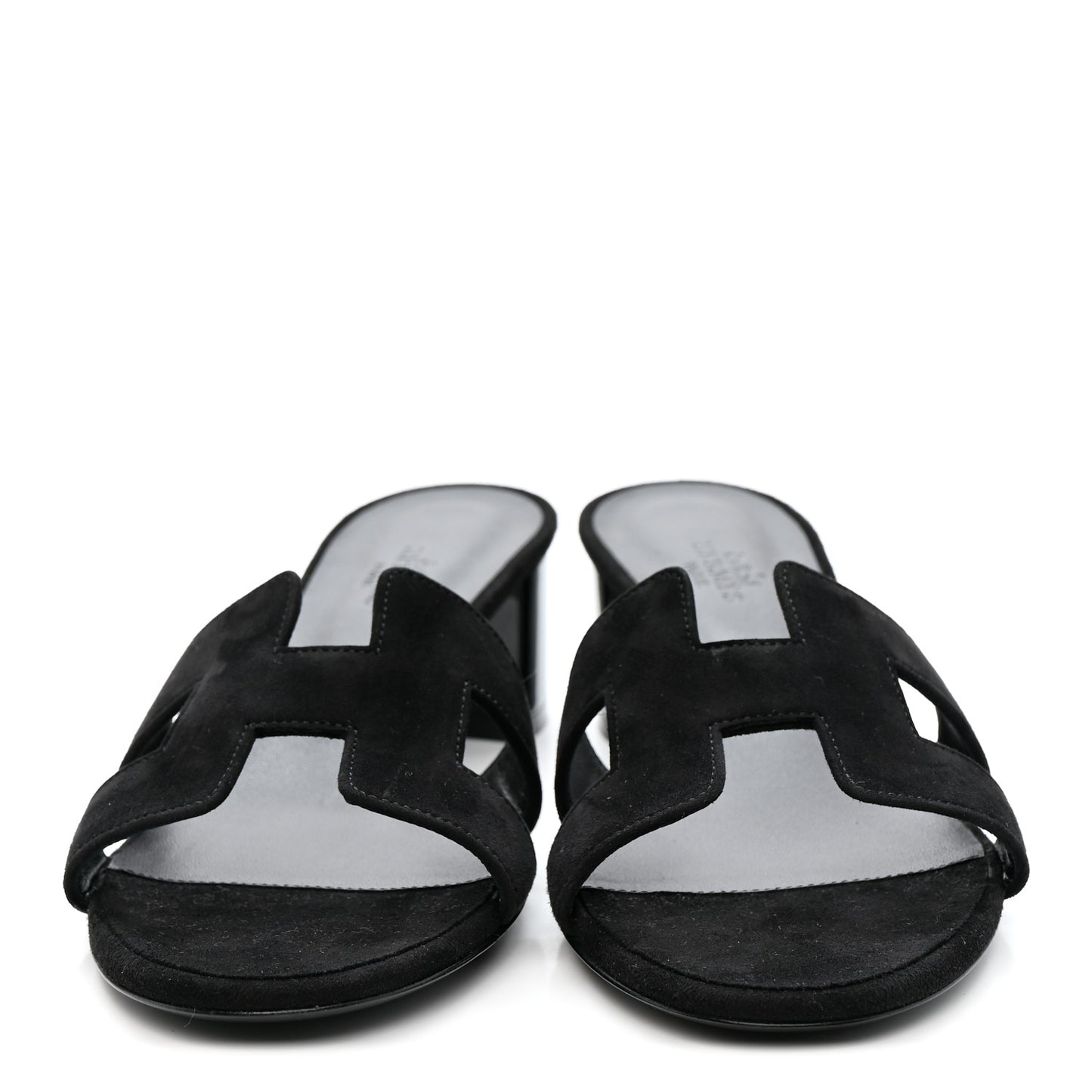 Suede Goatskin Oasis Sandals 38.5 Black