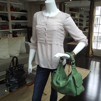 Bottega Veneta Cervo Python Cocker Hobo LTD ED Green 2 of 10