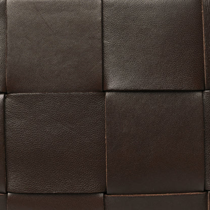 Bottega Veneta Lambskin Intreccio Mini Cassette Bag Light Brown 7 of 9