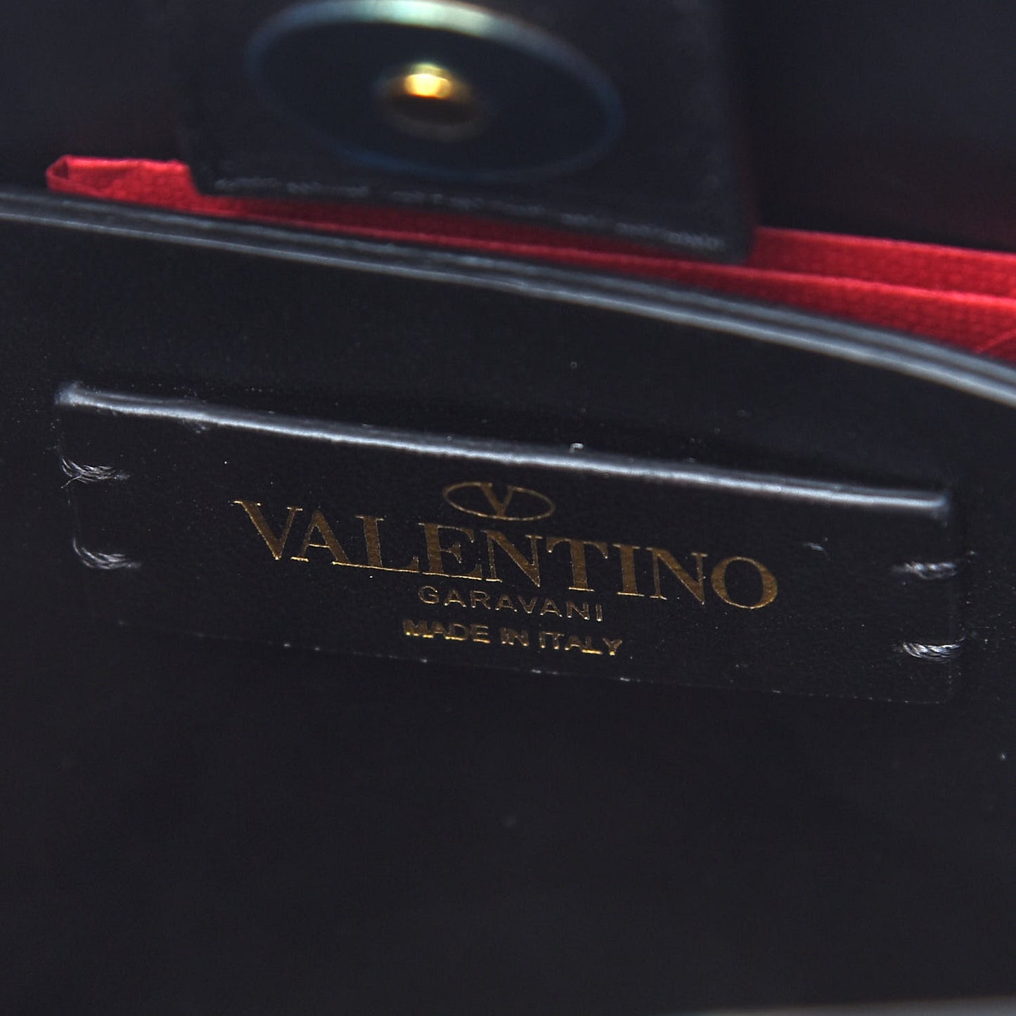 Nappa Small Roman Stud The Handle Bag Black