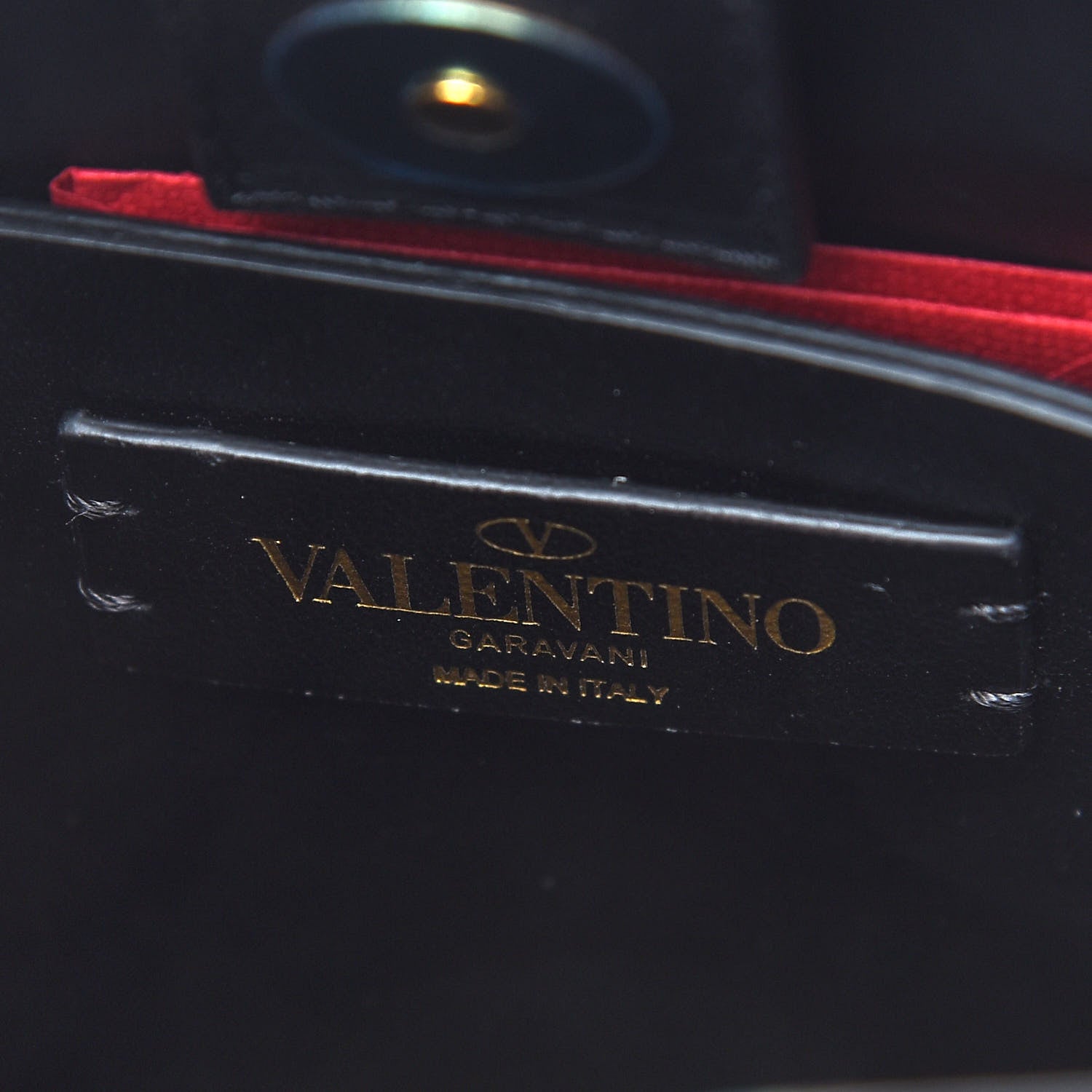 Valentino Garavani Nappa Small Roman Stud The Handle Bag Black 6 of 8