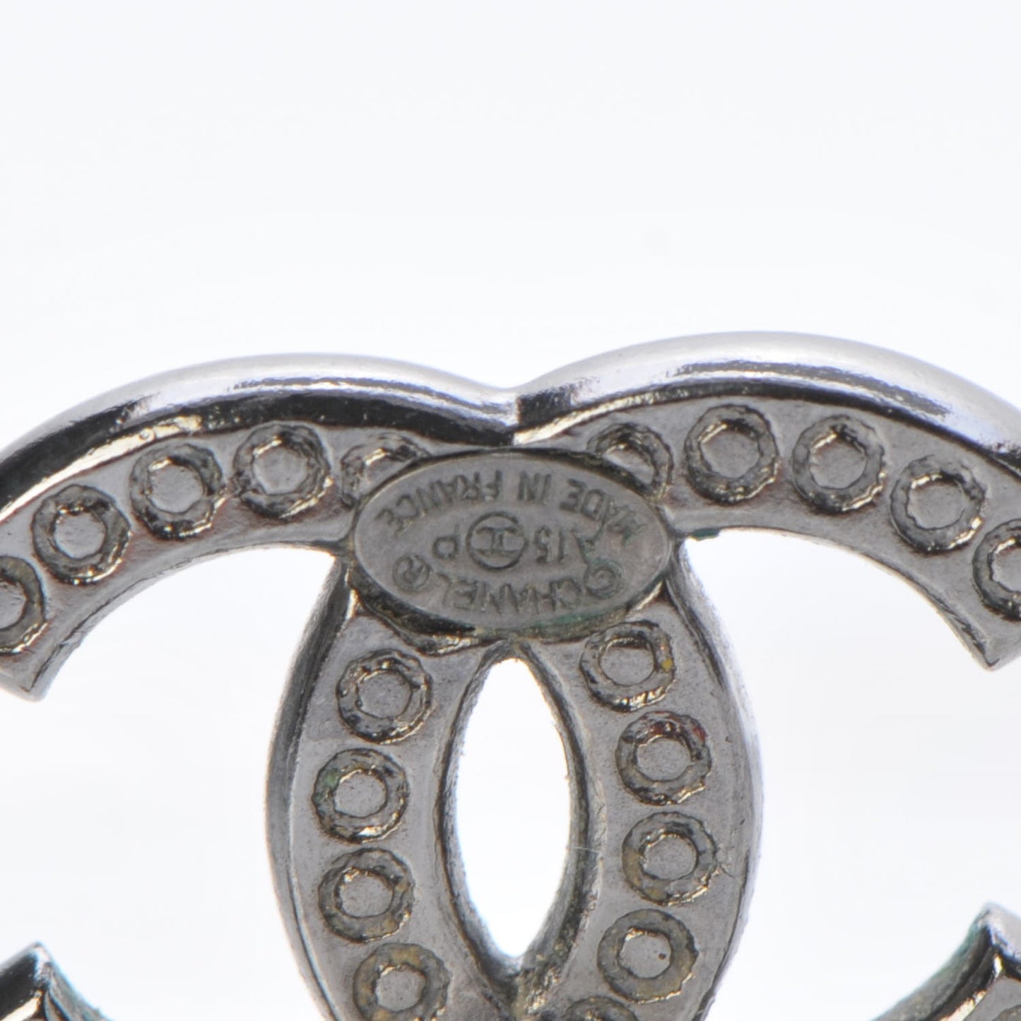 Ruthenium Crystal CC Earrings