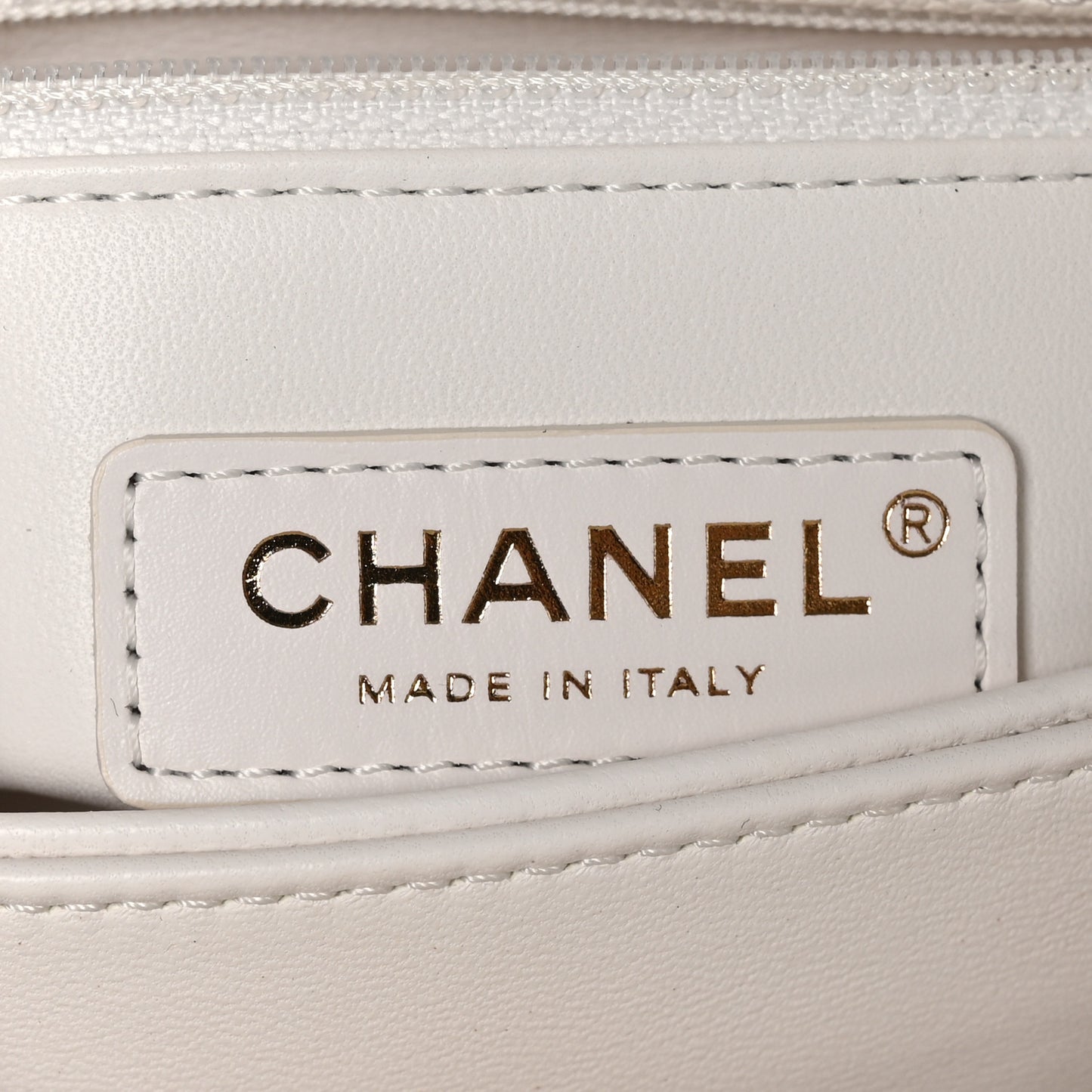 Caviar Quilted Mini Coco Handle Flap White