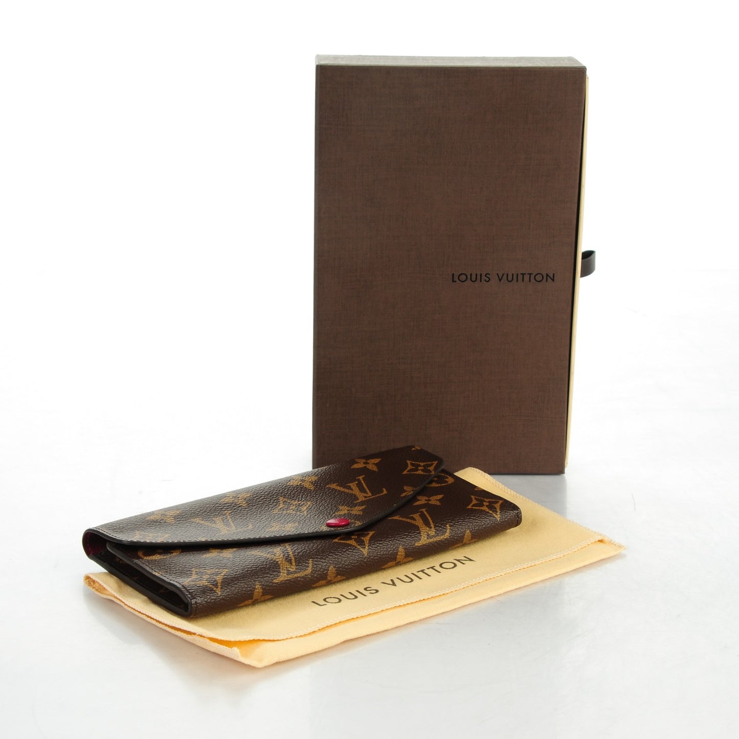 Monogram Josephine Wallet Fuchsia